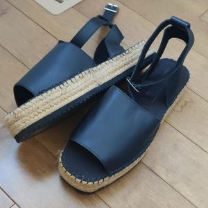 ASOS leather espadrilles